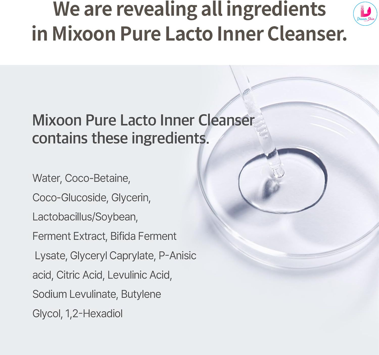 Mixsoon Pure Lacto Inner Cleanser 200 ml